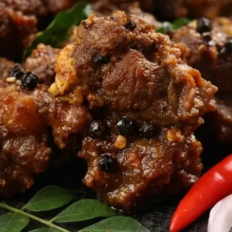 Mutton pepper masala